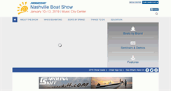 Desktop Screenshot of nashvilleboatshow.com